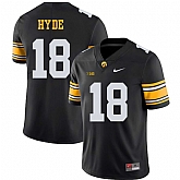 Iowa Hawkeyes 18 Micah Hyde Black College Football Jersey Dzhi,baseball caps,new era cap wholesale,wholesale hats